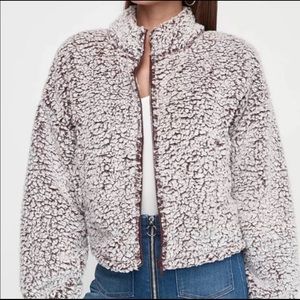 Express Fleece Sherpa Zip-up Jacket